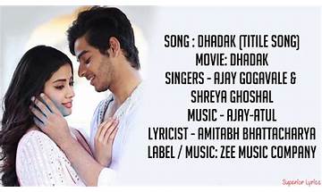 Dhadak Title Track hi Lyrics [Ajay Gogavale]